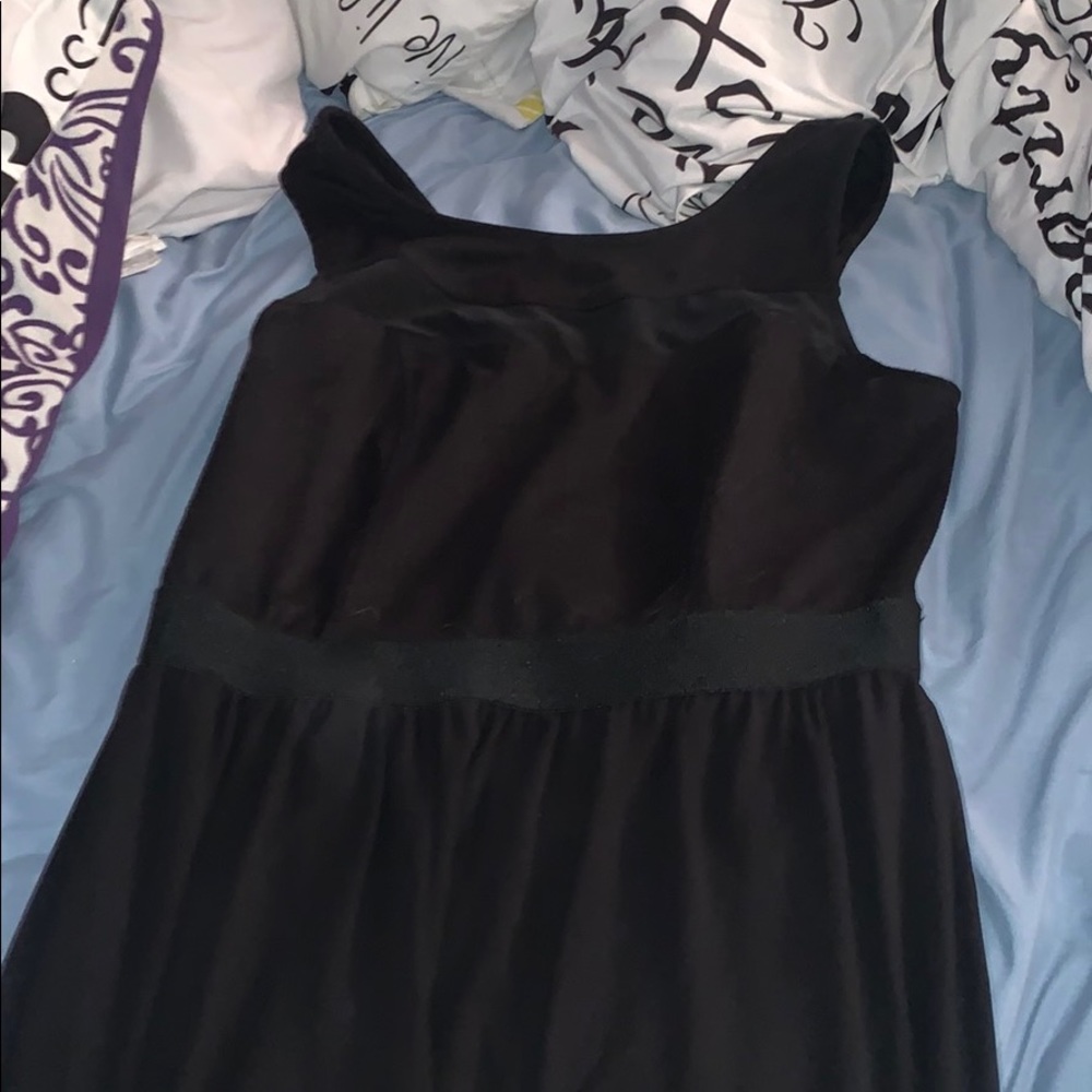 Long black dress